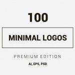 مجموعه 100 لوگو حرفه‌ای و پرمیوم - وکتور + فایل لایه باز
