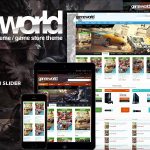 دانلود قالب ووکامرس GameWorld - پوسته فروشگاهی گیم و بازی وردپرس