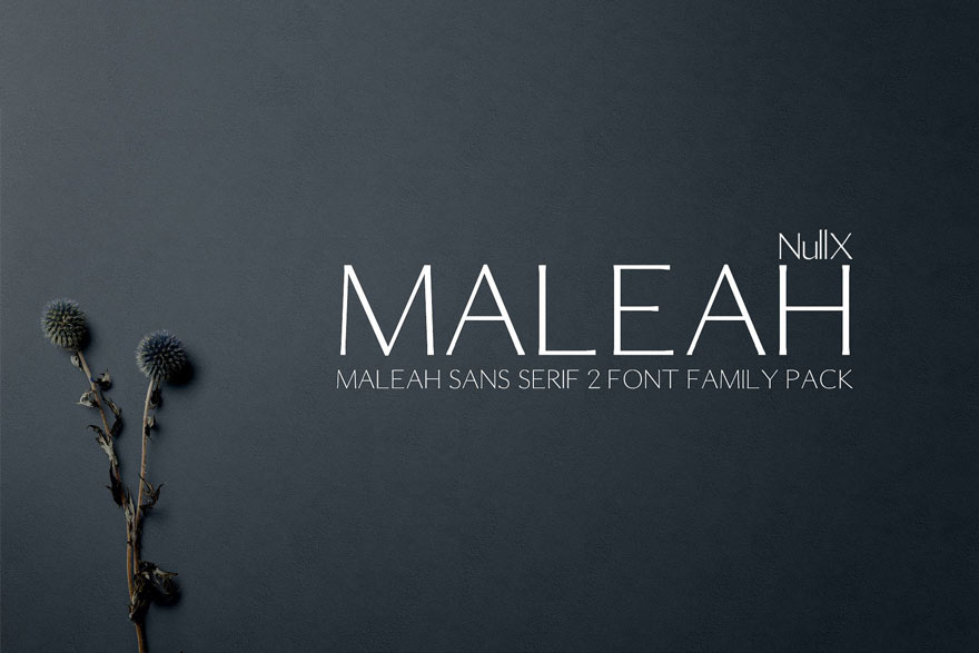 دانلود رایگان فونت Maleah - مجموعه فونت های Sans Serif