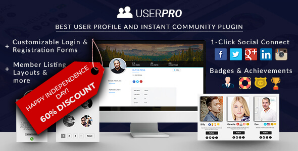 دانلود افزونه وردپرس UserPro - افزونه پیشرفته مدیریت و عضویت کاربران وردپرس