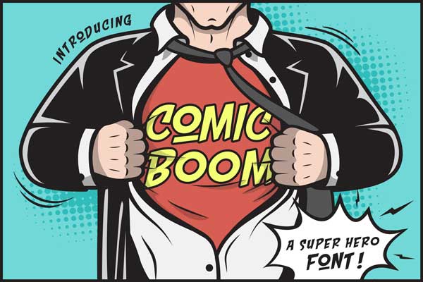 دانلود رایگان فونت Comic Boom - فونت پرمیوم و حرفه‌ای