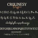 دانلود فونت Crolinesy Daggaes - مجموعه 6 فونت و فونت اسکریپت پرمیوم