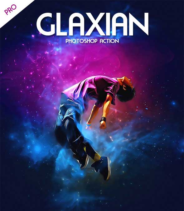 دانلود رایگان اکشن فتوشاپ Galaxian - نسخه کامل و خریداری شده