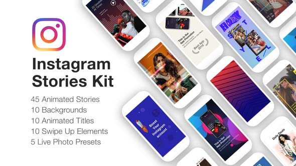 دانلود افتر افکت Instagram Stories Kit // Instagram Story Pack