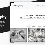 دانلود قالب سایت JPhotography - قالب HTML خلاقانه عکاسی