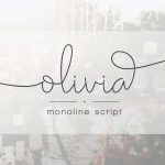 دانلود فونت Olivia - فونت اسکریپت جذاب و حرفه ای