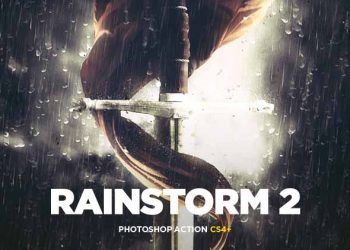 Rainstorm 2 CS4 Photoshop Action