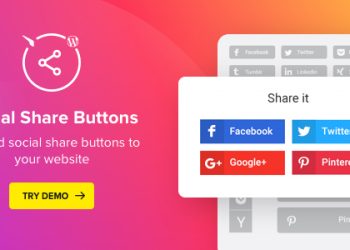 دانلود افزونه وردپرس Social Media Share Buttons مخصوص دکمه‌های اشتراک‌گذاری | پلاگین Social Media Share Buttons