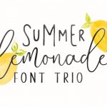 دانلود رایگان فونت Summer Lemonade + وب فونت‌ها - پیش نمایش فونت