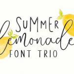 دانلود رایگان فونت Summer Lemonade + وب فونت‌ها
