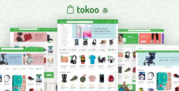 دانلود قالب ووکامرس Tokoo - پوسته فروشگاه لوازم الکترونیکی وردپرس | پوسته Tokoo