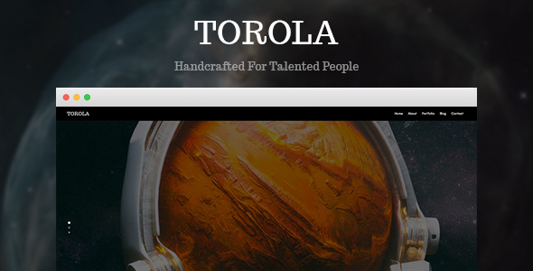 دانلود قالب وردپرس Torola - پوسته خلاقانه و عکاسی وردپرس | پوسته Torola