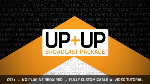 دانلود رایگان پروژه افتر افکت Up+Up Broadcast Package - نسخه خریداری شده
