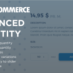 دانلود افزونه ووکامرس WooCommerce Advanced Quantity - نمایش تعداد موجودی اجناس فروشگاه وردپرس | پلاگین WooCommerce Advanced Quantity