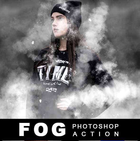 دانلود اکشن فتوشاپ Fog Effect - ایجاد افکت حرفه‌ای مه روی تصاویر