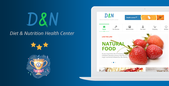 دانلود قالب وردپرس Diet & Nutrition Health Center - پوسته پزشکی و زیبایی وردپرس | پوسته Diet & Nutrition Health Center