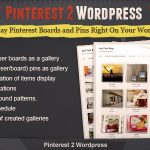 دانلود افزونه وردپرس Pinterest to WordPress - گالری پینترست در وردپرس