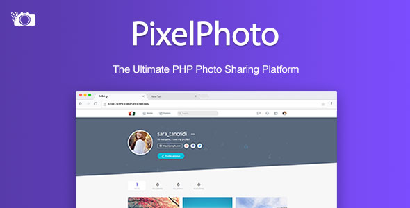 دانلود رایگان اسکریپت PixelPhoto - پلتفرم و شبکه اجتماعی اشتراک گذاری تصاویر