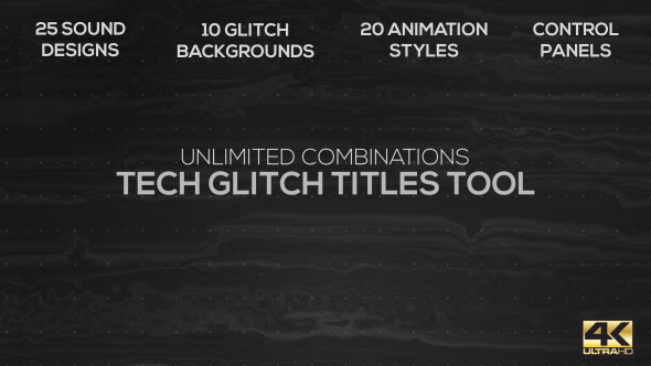 دانلود رایگان پروژه افتر افکت Tech Glitch Titles Tool