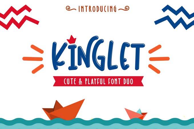 دانلود رایگان مجموعه فونت پرمیوم Kinglet به همراه وب فونت