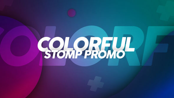 دانلود رایگان پروژه افتر افکت Colorful Stomp Promo