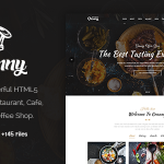 دانلود قالب سایت Granny - قالب HTML رستوران و کافه
