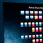 دانلود رایگان مجموعه کدهای CSS3 جدید Retina Share Buttons