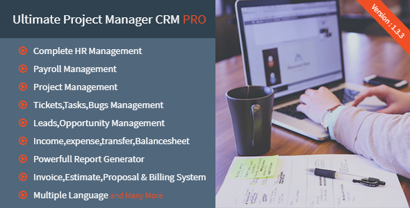 دانلود رایگان اسکریپت Ultimate Project Manager CRM PRO