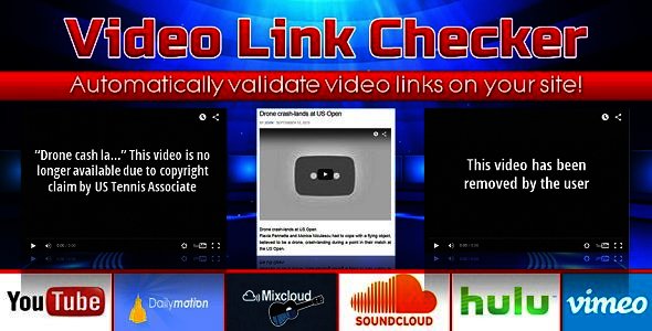 دانلود افزونه وردپرس Video Link Checker - دانلود افزونه بررسی کننده لینک ویدئو | پلاگین Video Link Checker