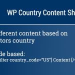 دانلود افزونه وردپرس WP Country Specific Content - نسخه پرمیوم و کامل