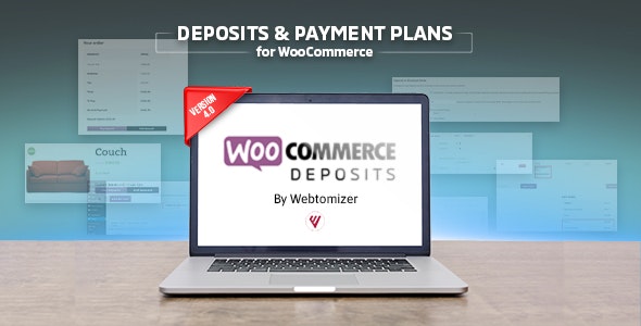 دانلود افزونه وردپرس WooCommerce Deposits - افزونه پرداخت بیانه و پیش پرداخت وردپرس