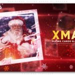 دانلود رایگان پروژه افتر افکت Christmas Flying Cards Slideshow