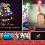 دانلود رایگان پروژه افتر افکت Christmas Lights Logo & Slideshow
