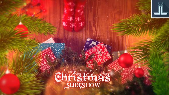 دانلود رایگان پروژه افتر افکت Christmas Slideshow - اسلایدشو کریسمس
