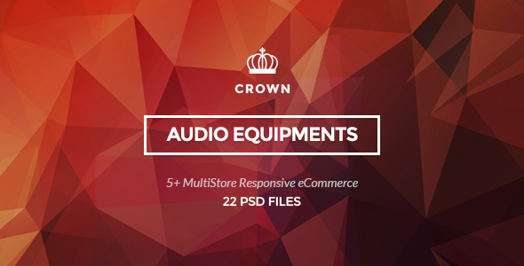 دانلود قالب PSD جدید Crown - قالب PSD فروشگاهی