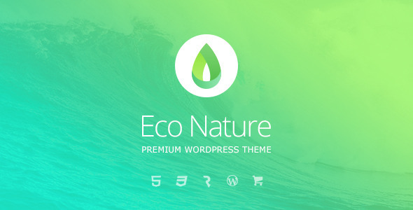 دانلود قالب وردپرس Eco Nature - پوسته محیط زیست و فضای سبز وردپرس | پوسته Eco Nature