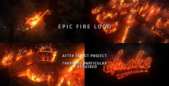دانلود رایگان پروژه افتر افکت Epic Fire Logo