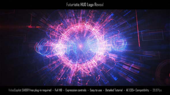 دانلود رایگان پروژه افتر افکت Futuristic HUD Logo Reveal