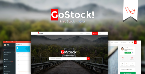 دانلود رایگان اسکریپت GoStock - راه اندازی سیستم اشتراک گذاری عکس