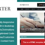 دانلود قالب سایت Max Reporter - قالب HTML مجله و خبری