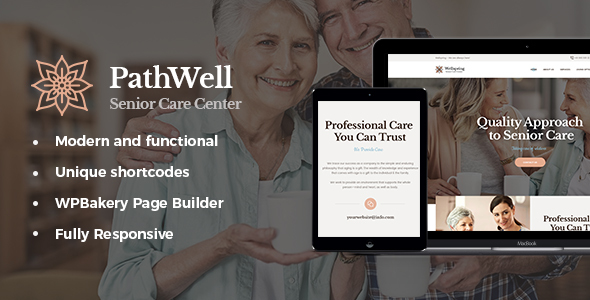 دانلود قالب وردپرس PathWell - پوسته بیمارستان و مراقبت از بزرگسالان وردپرس | پوسته PathWell