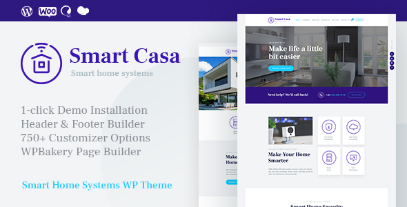 دانلود قالب وردپرس Smart Casa - پوسته تکنولوژی وردپرس | پوسته Smart Casa