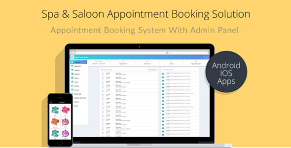 دانلود رایگان اسکریپت Spa & Salon Appointment Booking Solution