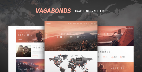 دانلود قالب وردپرس Vagabonds - پوسته مسافرت و گردشگری وردپرس | پوسته Vagabonds