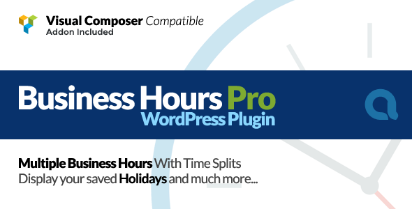 دانلود افزونه وردپرس Business Hours Pro - افزونه مدیریت زمان کار وردپرس | پلاگین Business Hours Pro