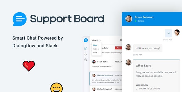 دانلود افزونه وردپرس Support Board - افزونه پشتیبانی و چت آنلاین وردپرس