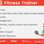دانلود افزونه وردپرس Fitness Trainer - افزونه مربیگری پرورش اندام وردپرس | پوسته Fitness Trainer
