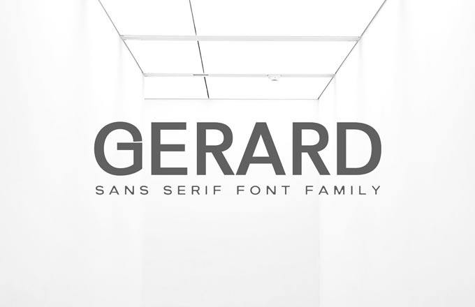 دانلود مجموعه فونت های Gerard Sans Serif + فونت وب ها