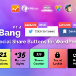 دانلود افزونه وردپرس ShareBang – اضافه کردن دکمه‌های اشتراک گذاری | پلاگین ShareBang