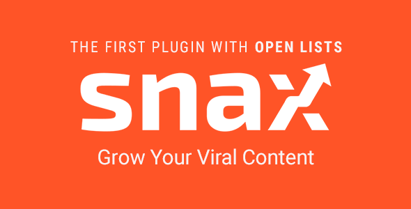 دانلود افزونه وردپرس Snax - افزونه مدیریت محتوا و نظرسنجی وردپرس